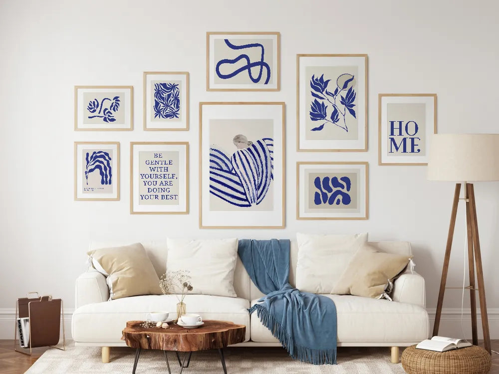 Blue Bloom Poster