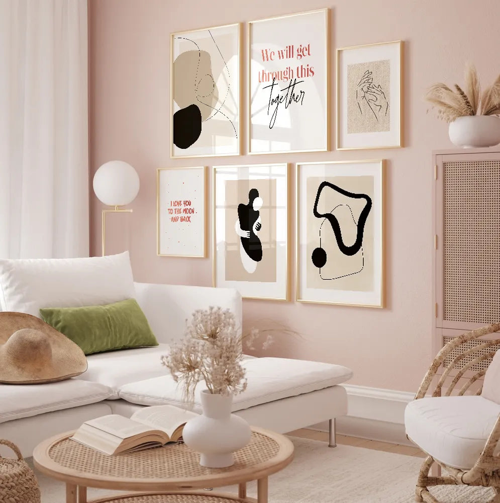 Abstract shapes Poster