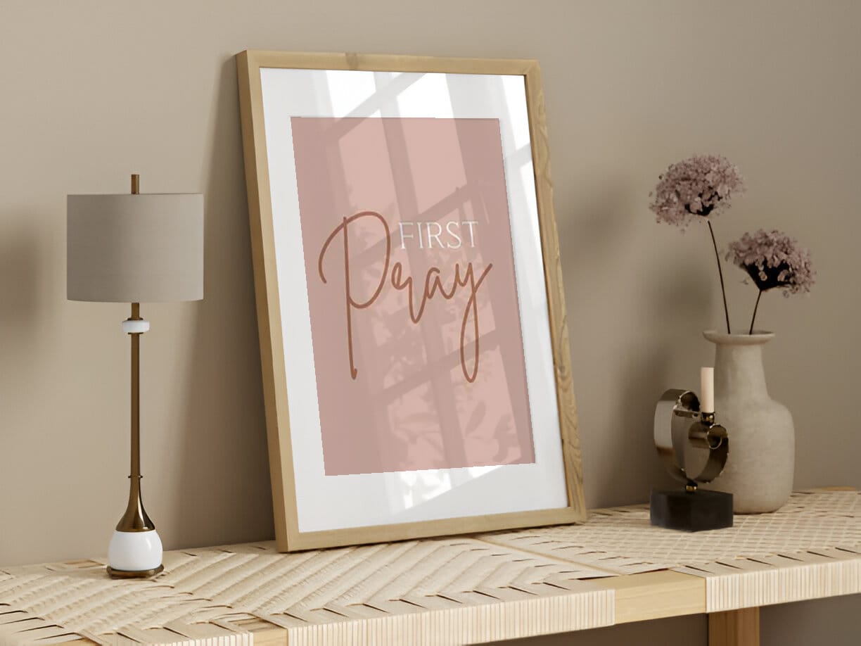 First Pray Poster