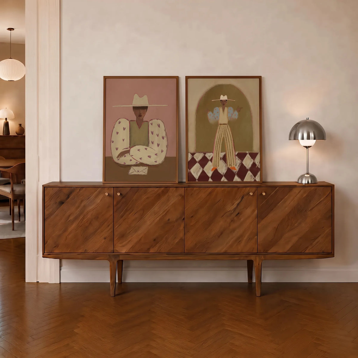 The Earthy Chic Duet Gallery Wall
