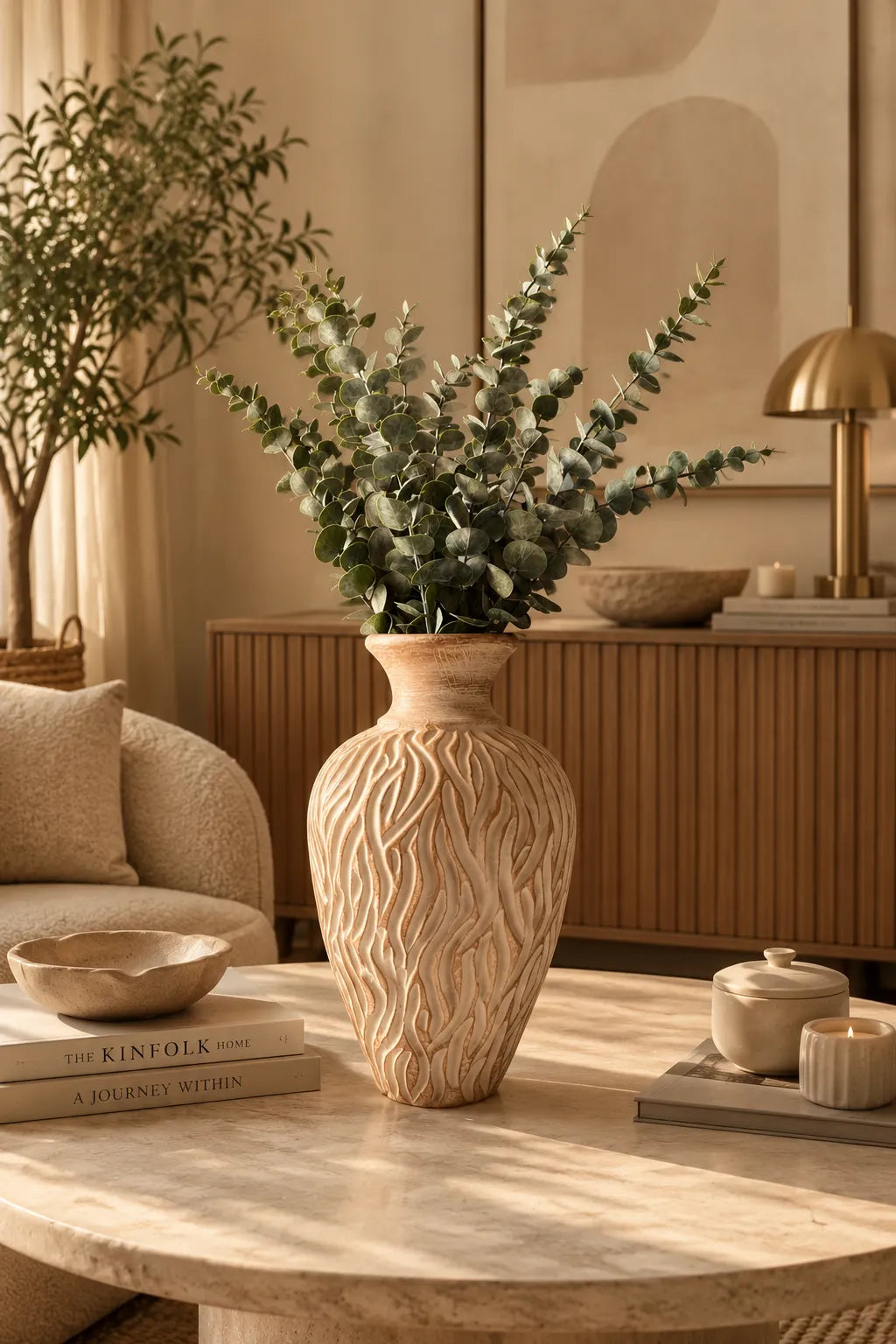 Flow Carved Vase