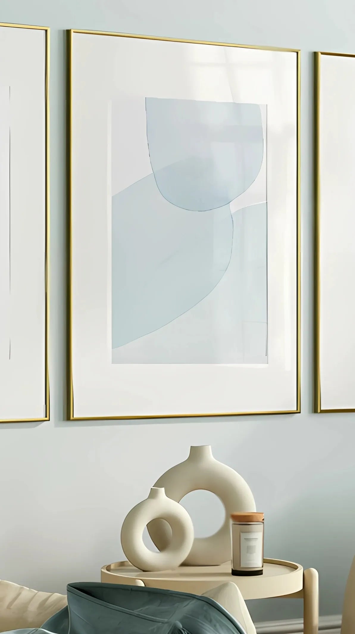 Blue Watercolor Painting No.2 Poster