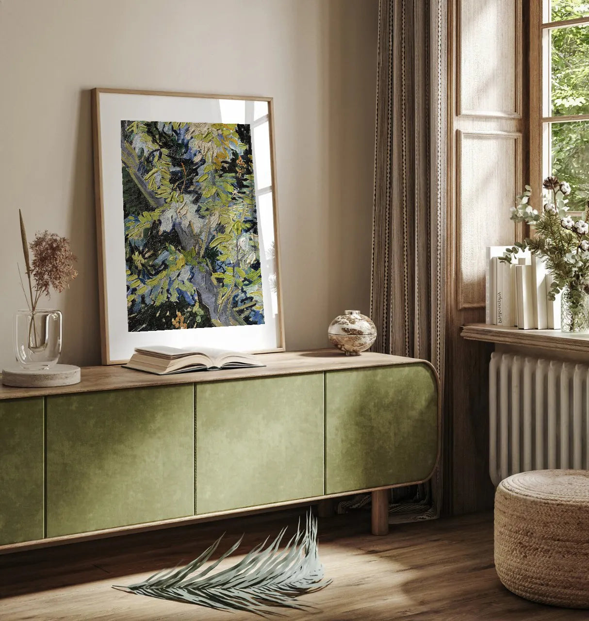 Emerald Tapestry Poster