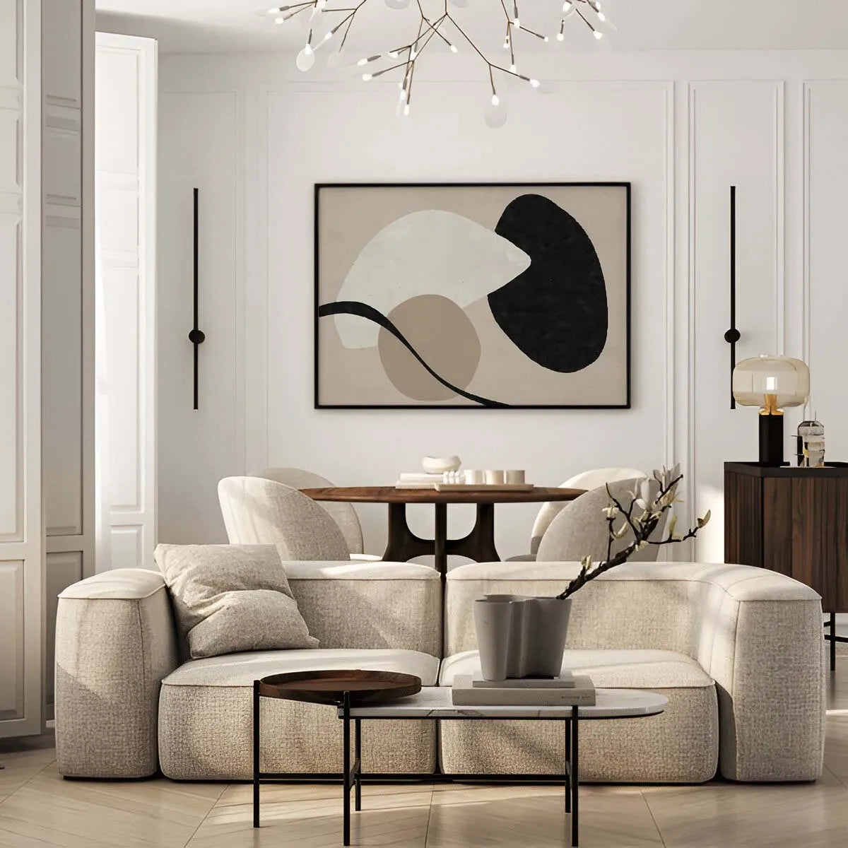 Elegance in Abstraction Poster