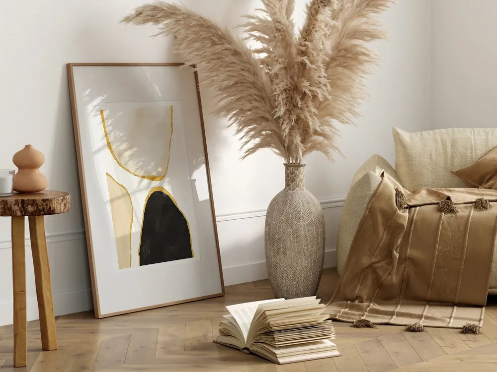 Gold Abstract Poster