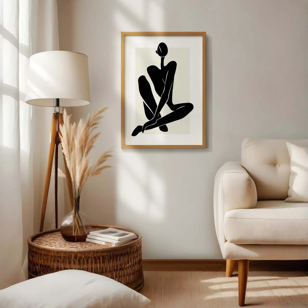 Modern Figural Gallery Wall