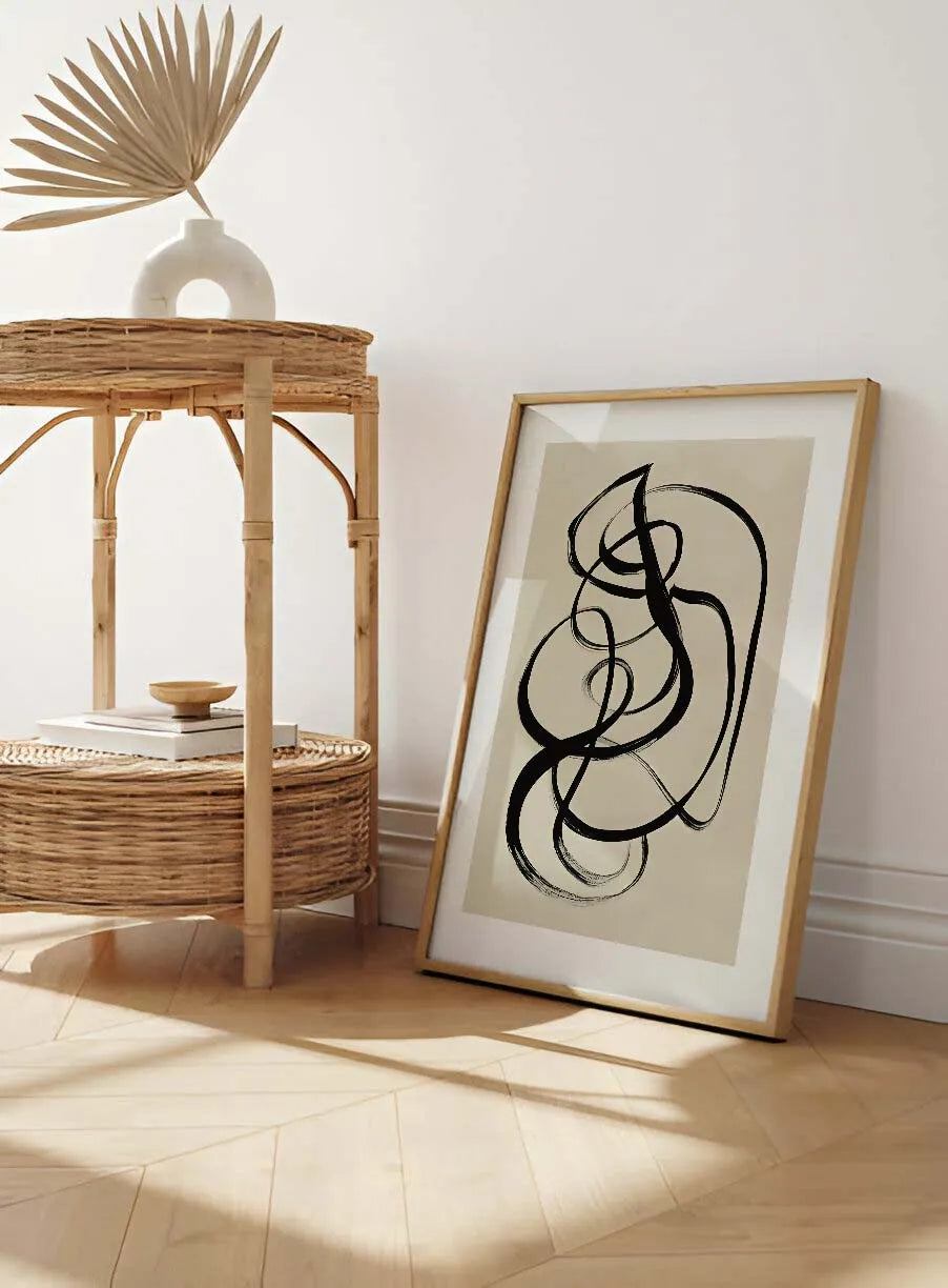 Rhythmic Brushwork Set Gallery Wall