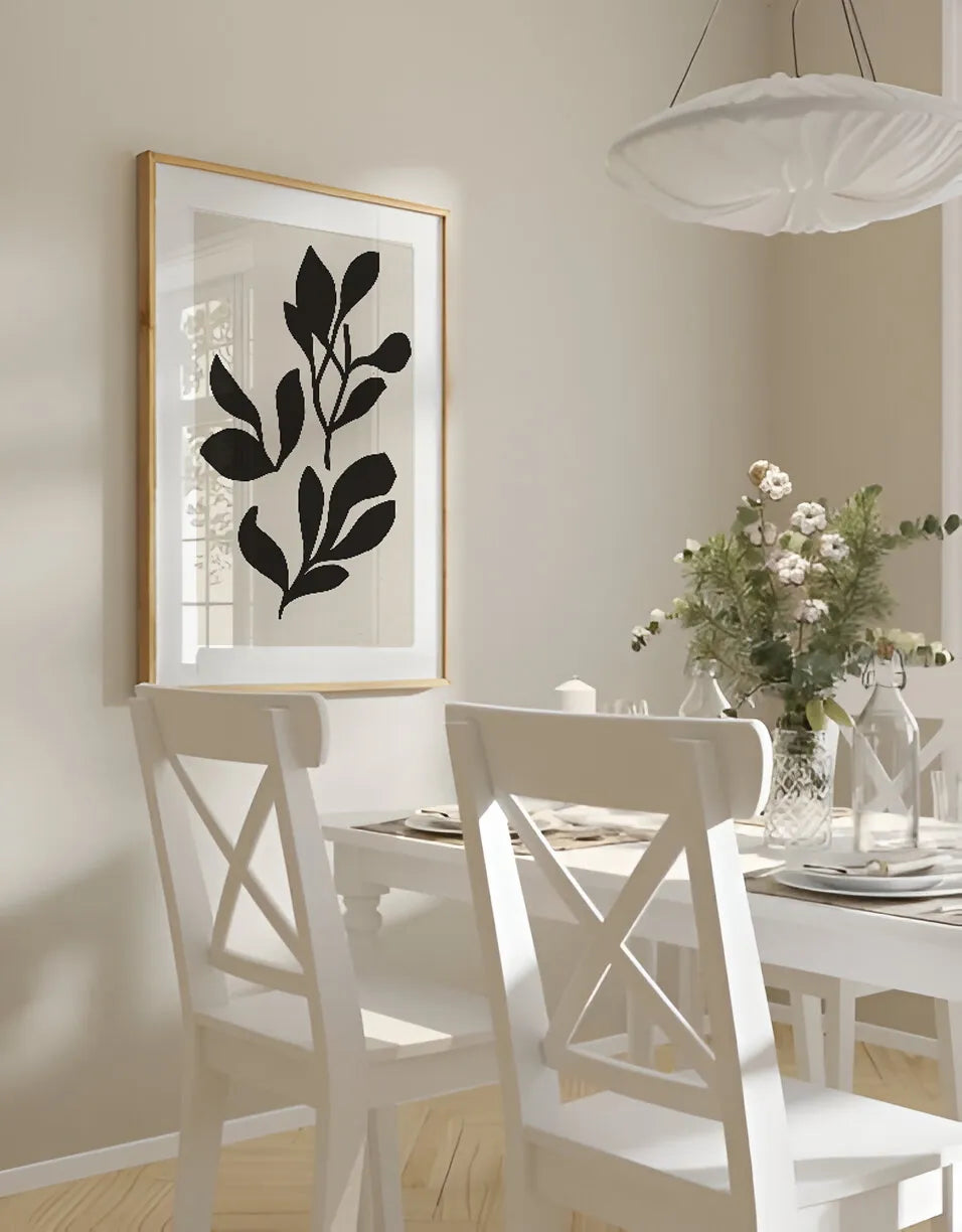 Abstract Flora Poster