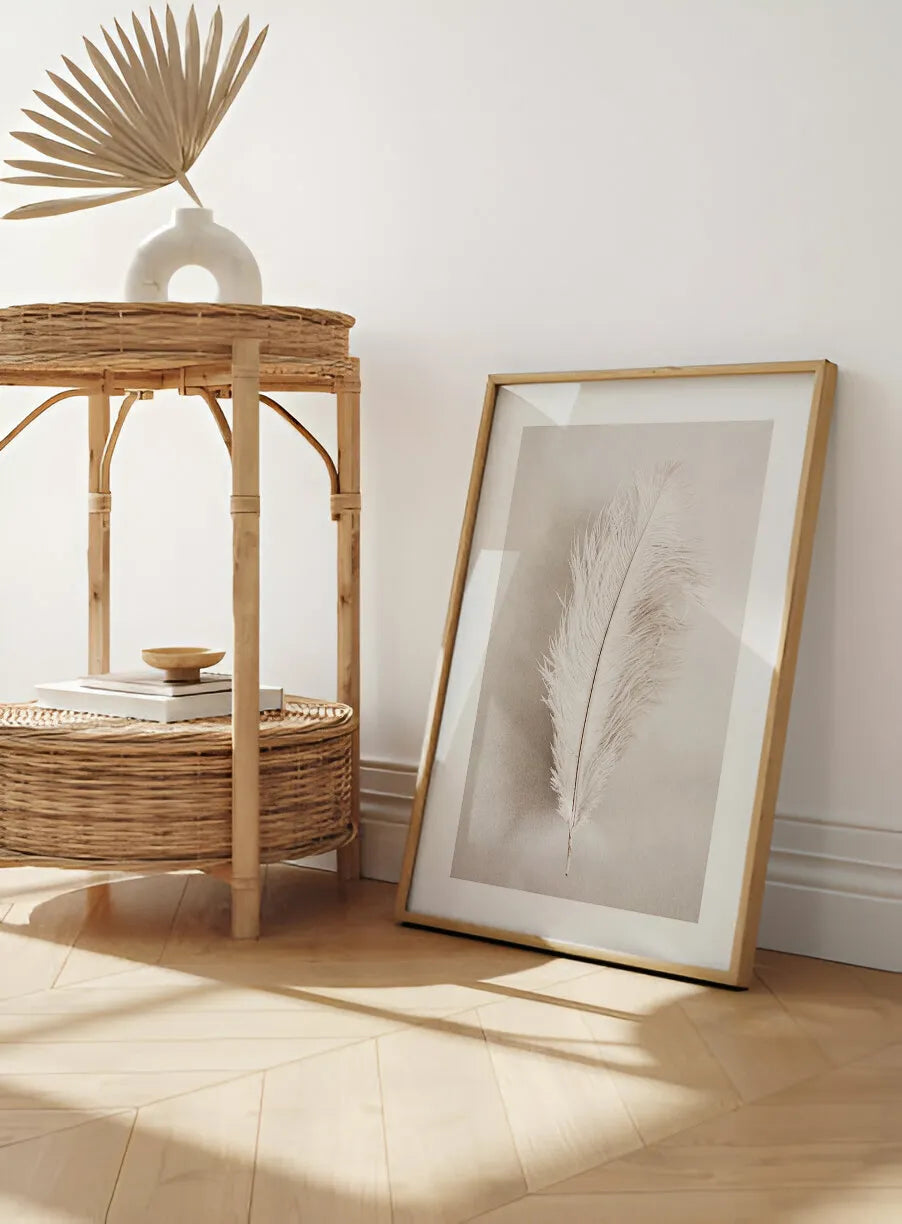 Delicate Feather Poster