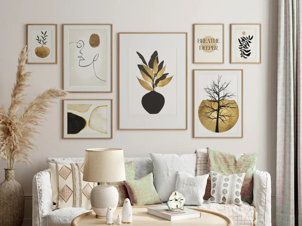 Gold Abstract Poster