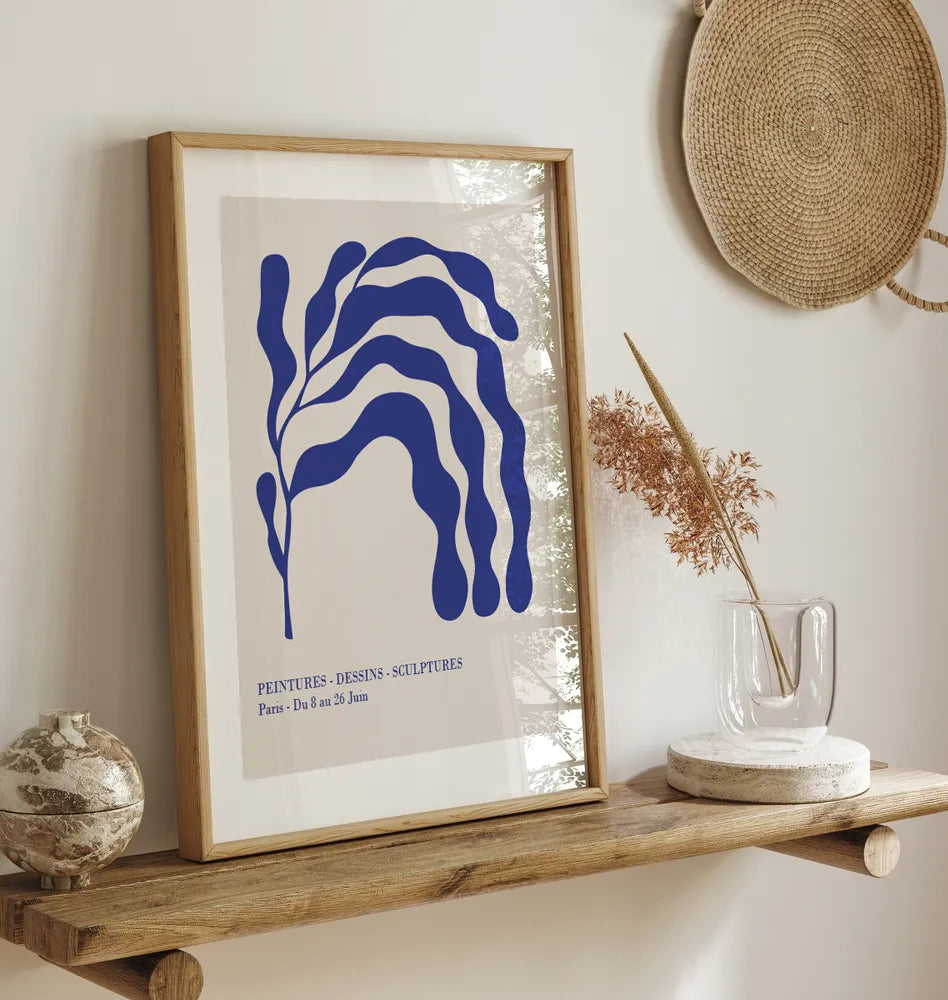 Blue Plant Poster