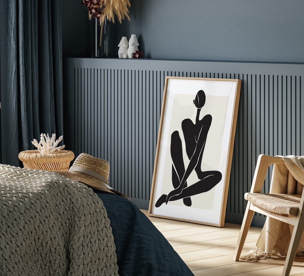 Abstract Body Art Poster