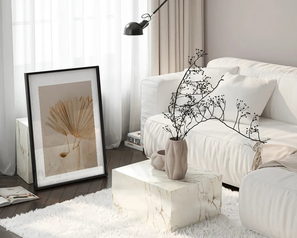 Dried Palm Leaf Poster