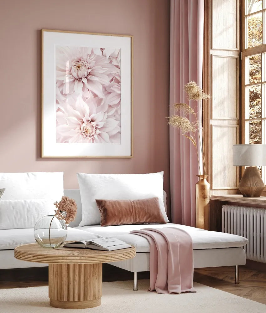 Dahlia Flowers Poster