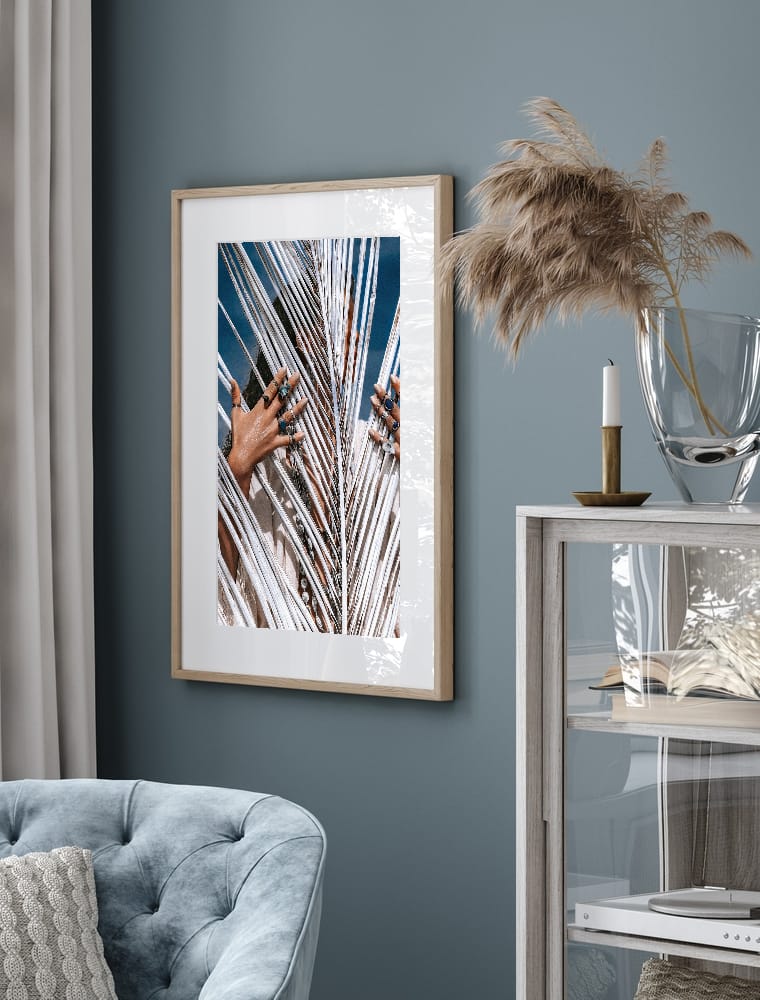 Through the Palm Poster