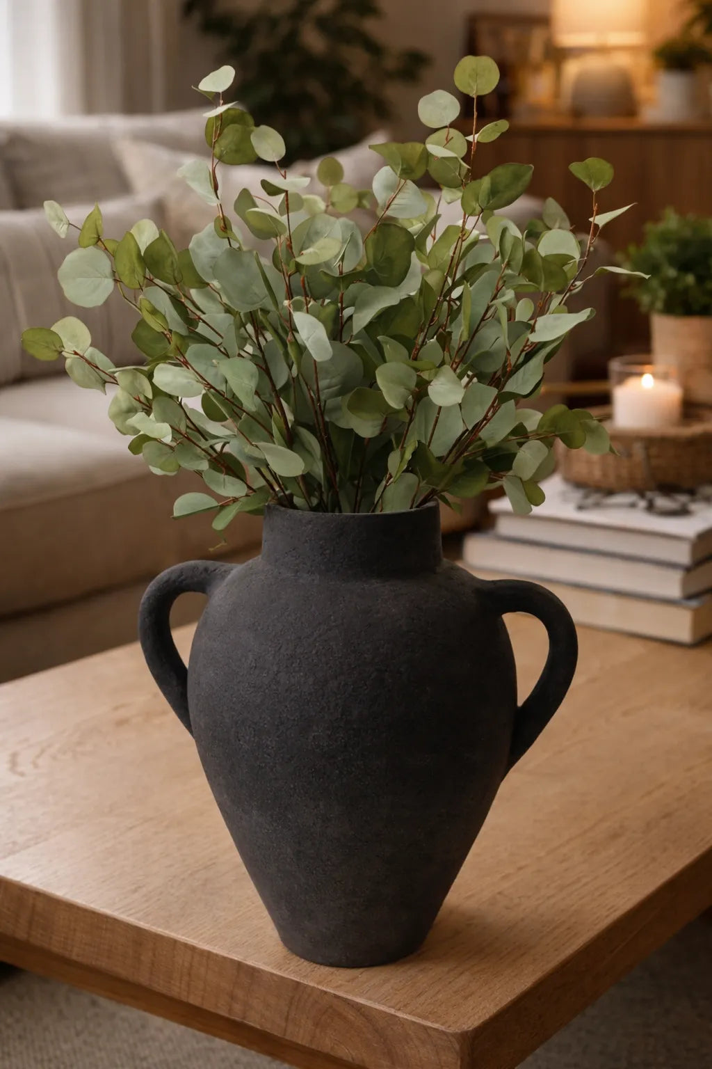 Obsidian vase