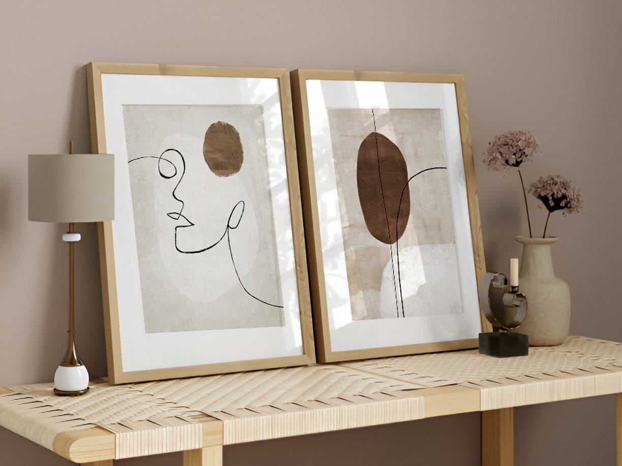 Abstract Lines Poster