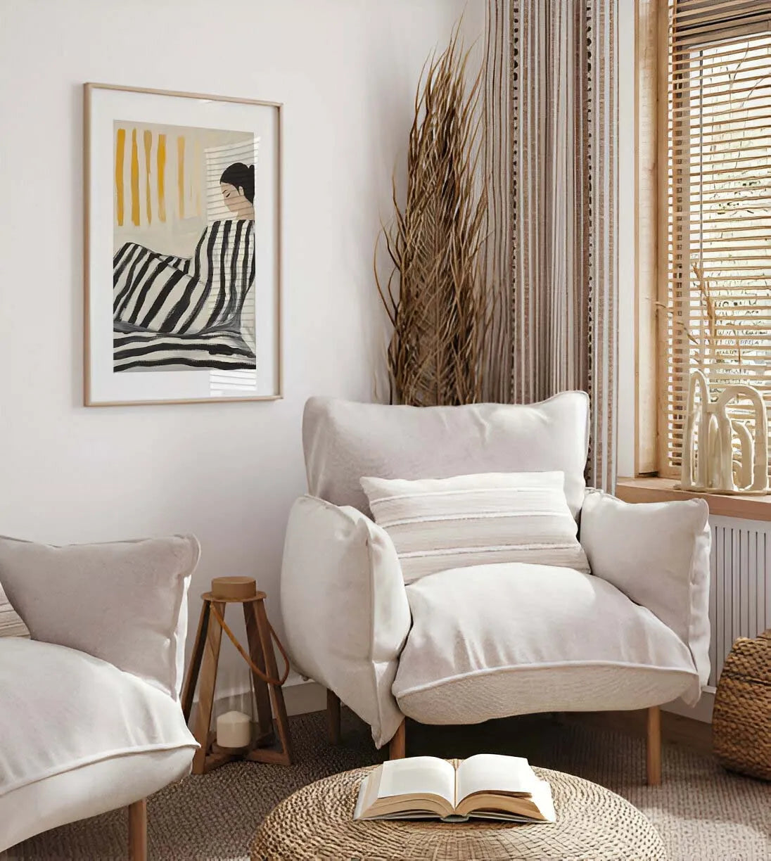 Striped Muse Poster