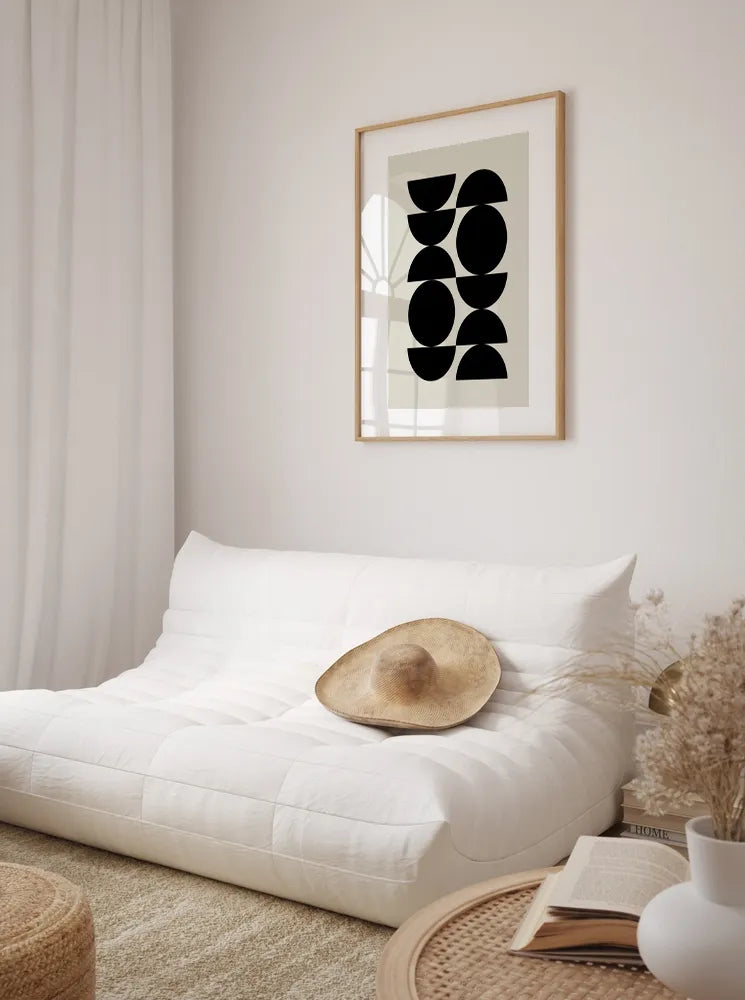 Black and White Minimalism No.2 Poster