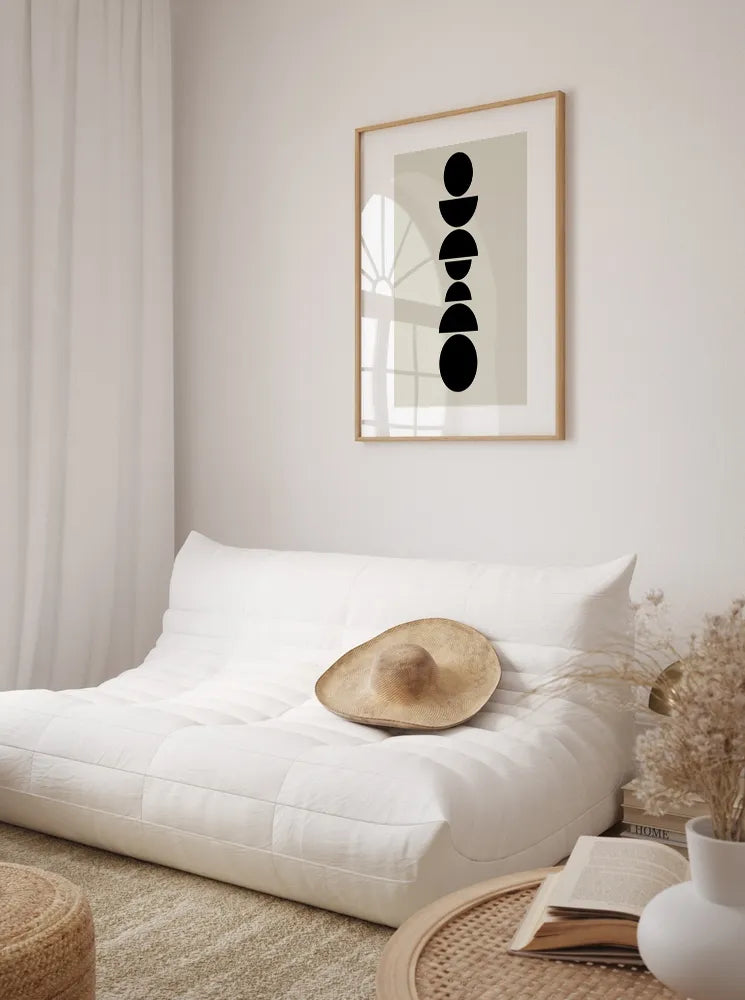 Black and White Minimalism No.1 Poster