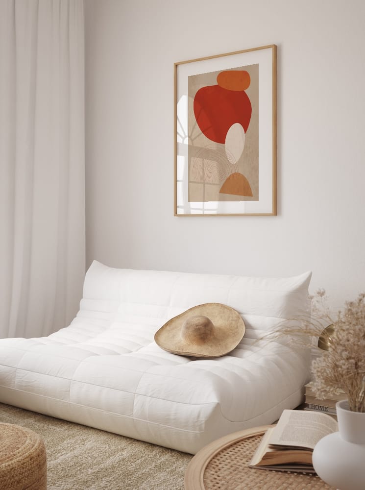 Orange Minimalist Abstract
