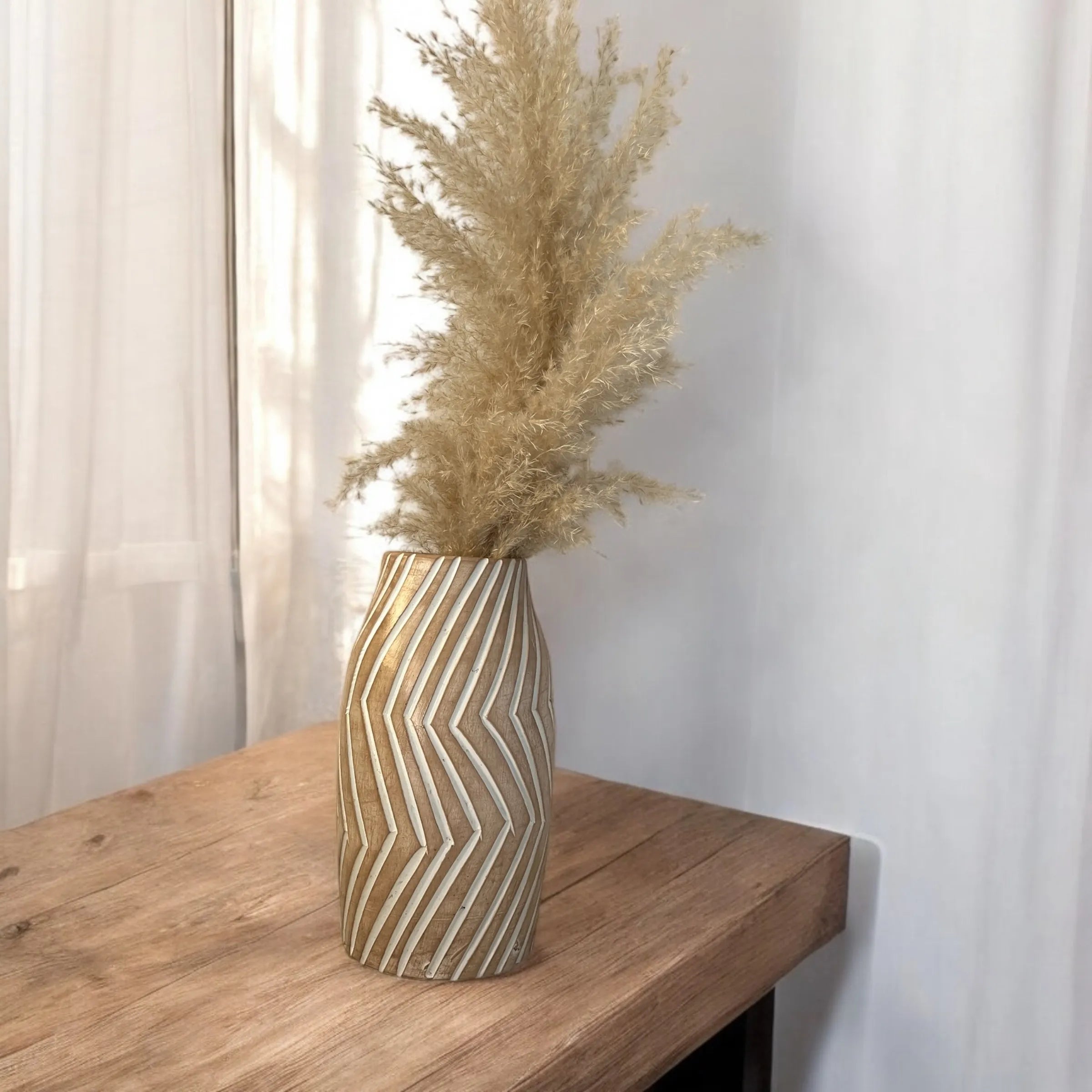 Chevron vase