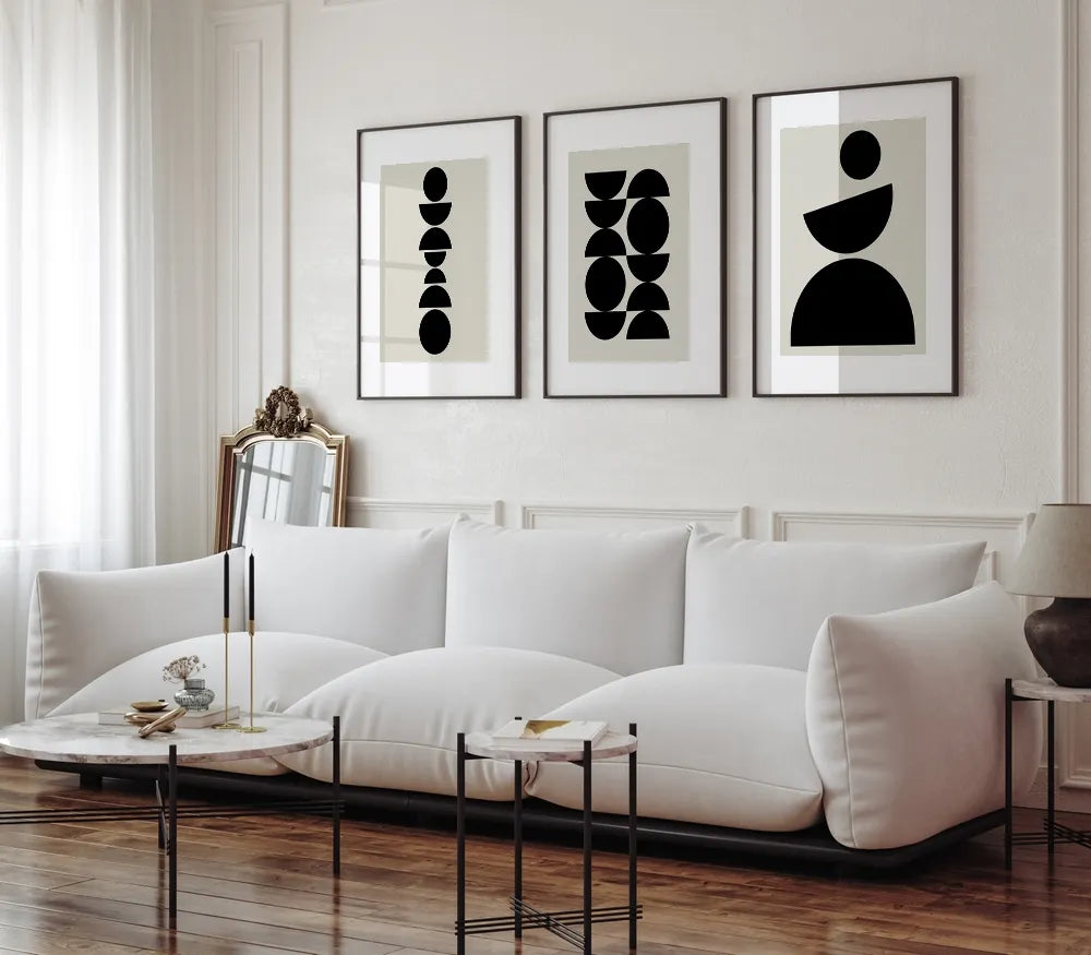 Black and White Minimalism No.2 Poster