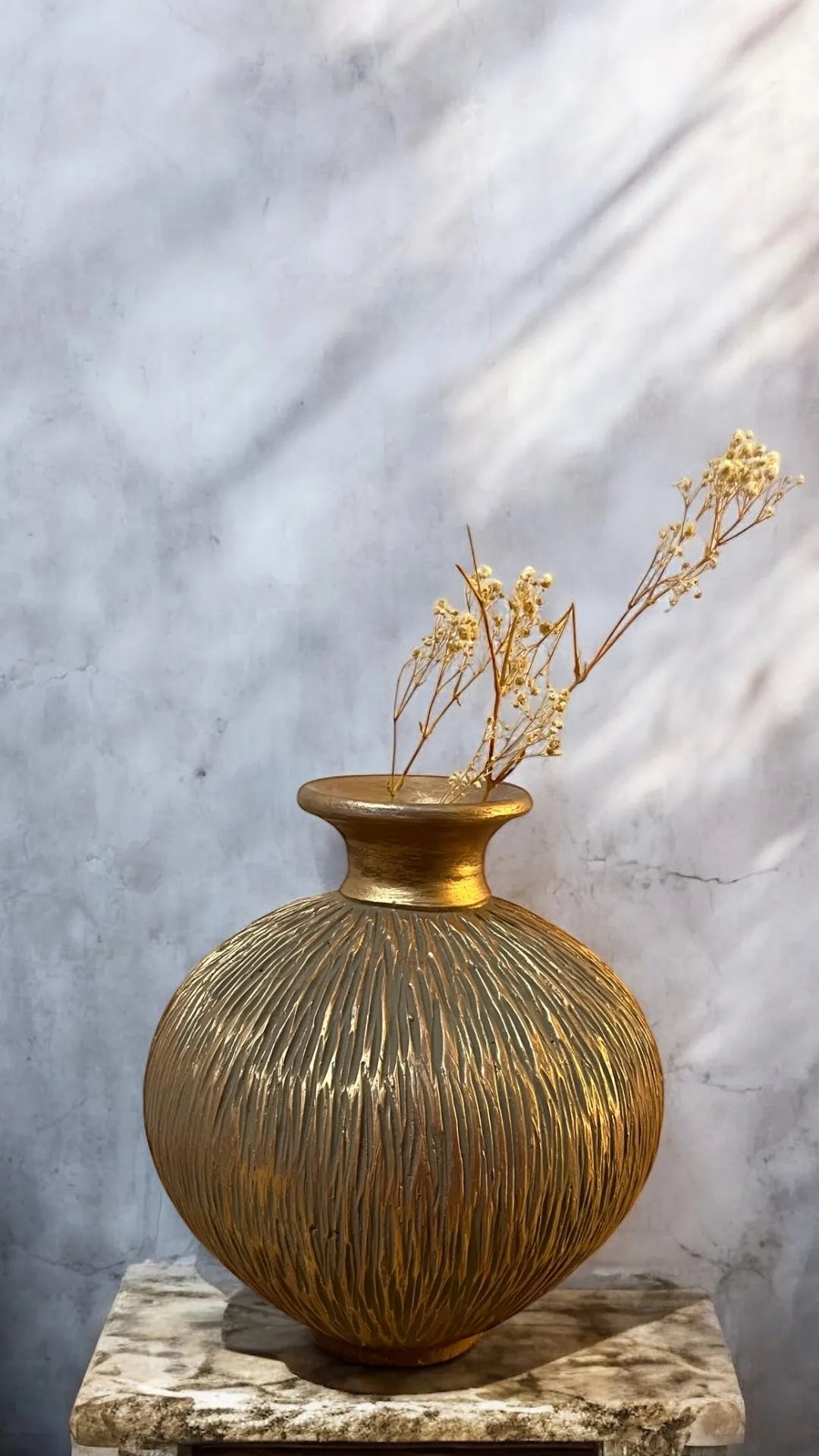Modern Gilded Vase