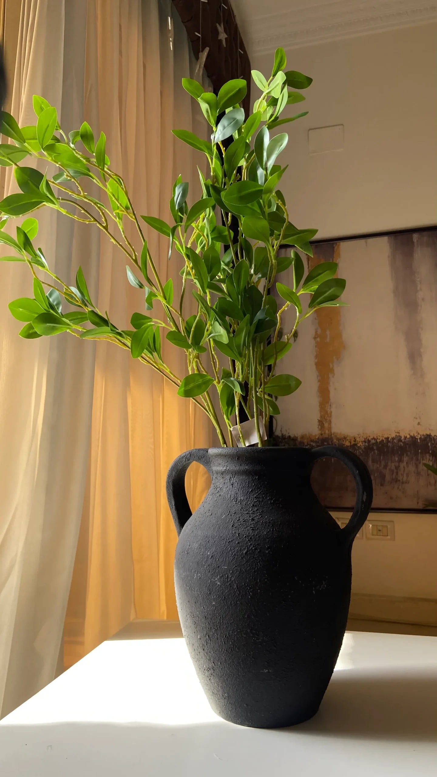 Onyx Amphora Vase