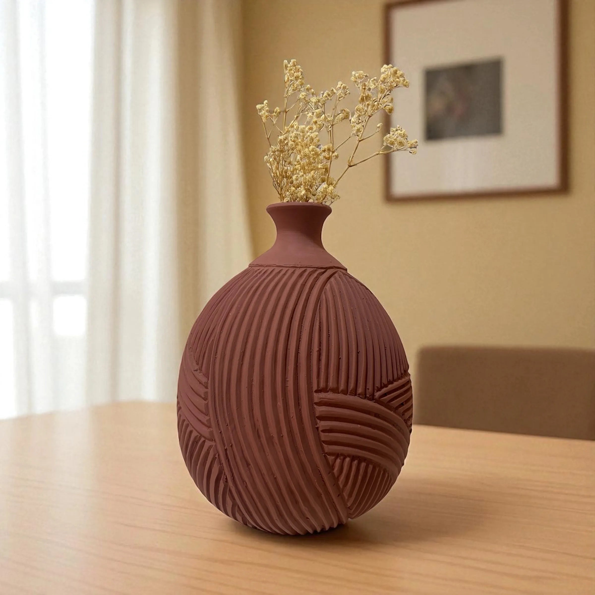 Terracotta Harmony Vase