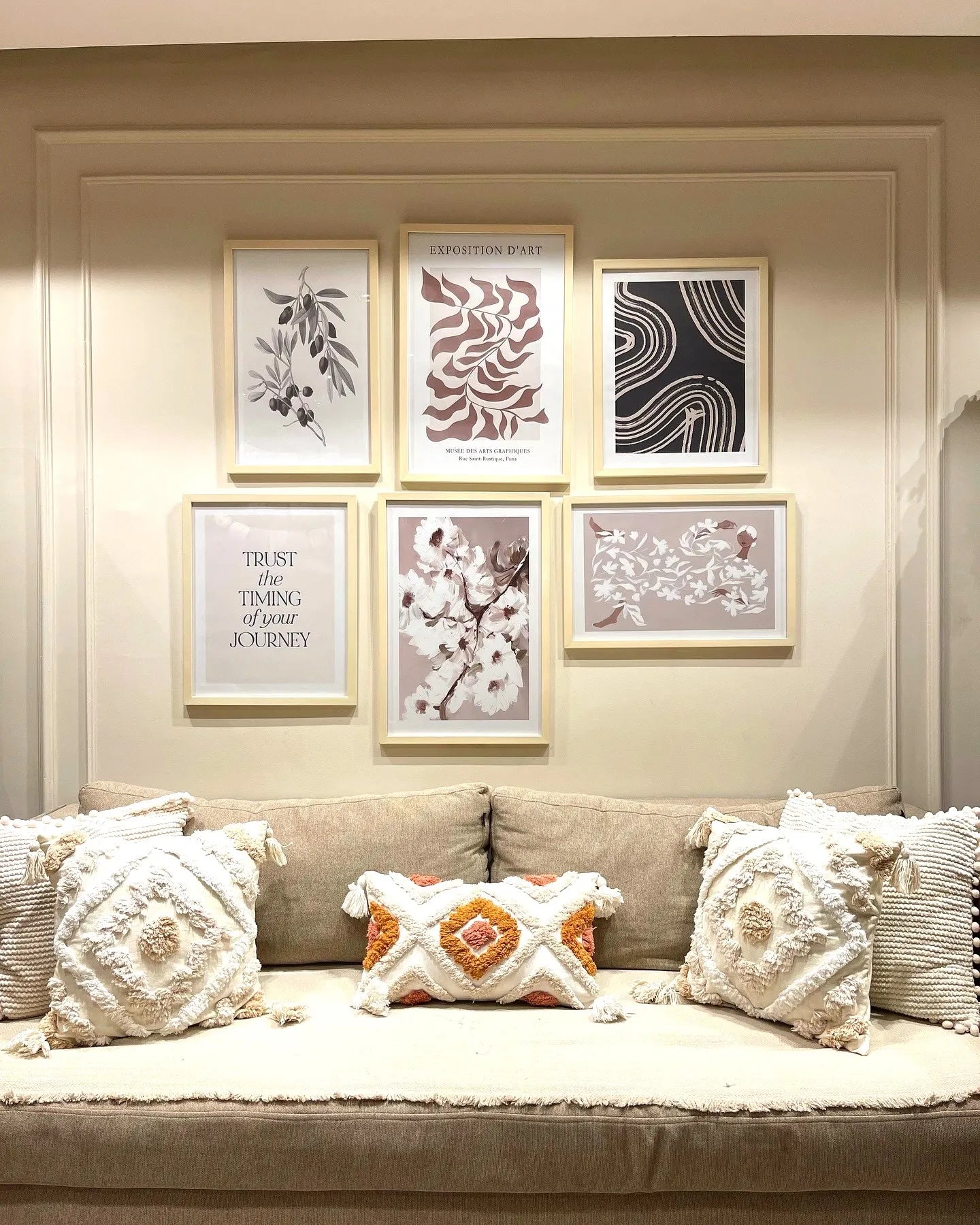 Abstract Pattern Gallery Wall