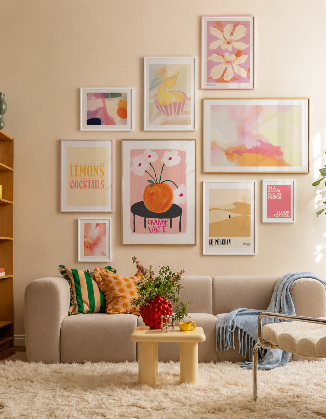 The Warm & Playful Gallery Wall Set