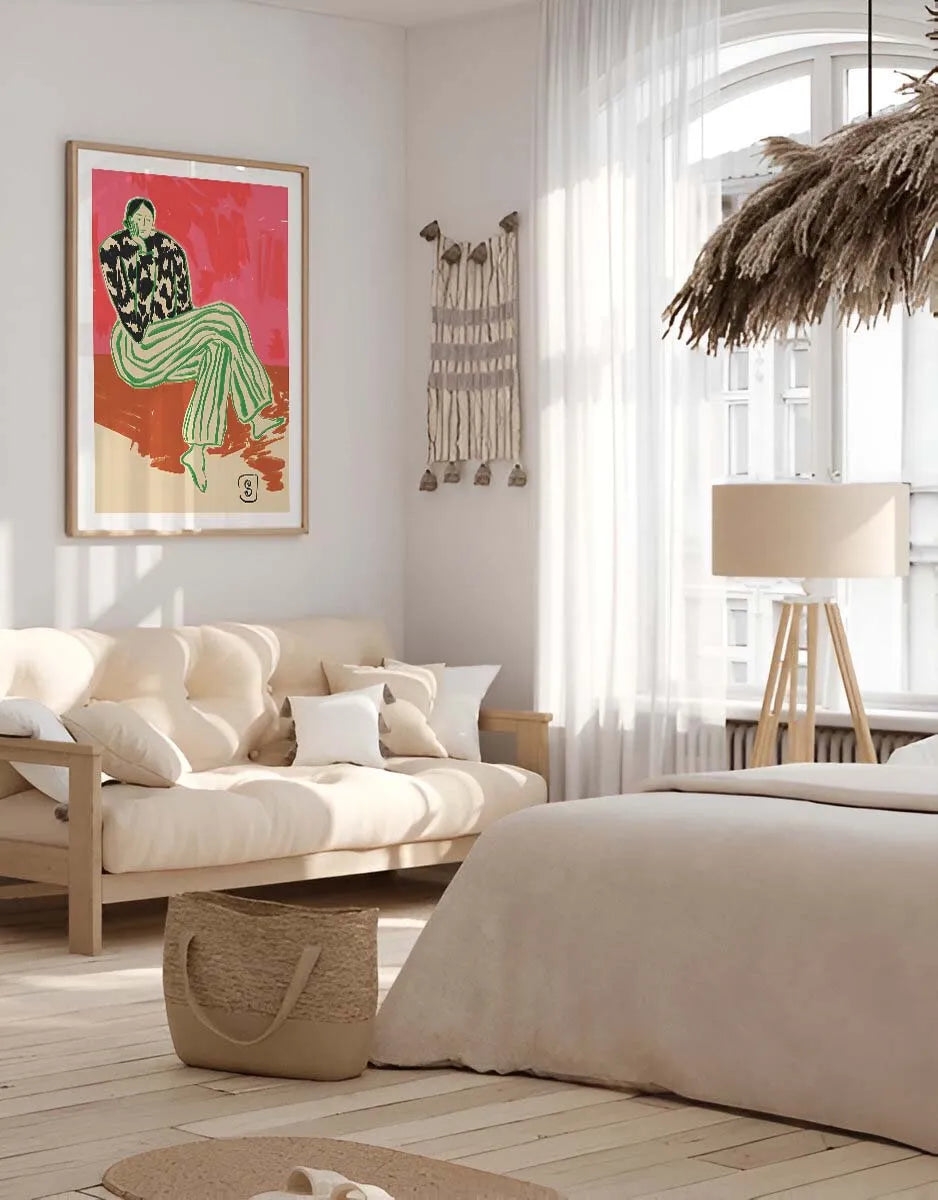 Abstract Comfort Poster