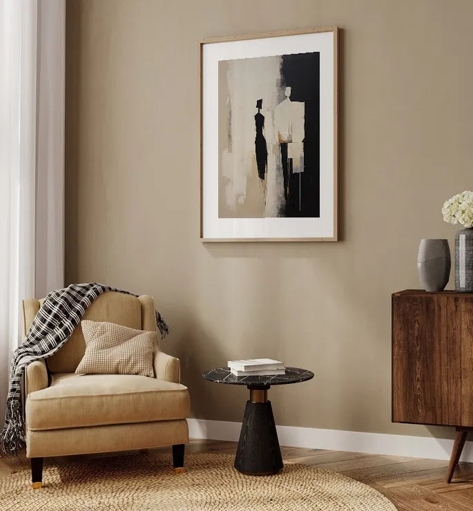 Abstract Duo Gallery Wall