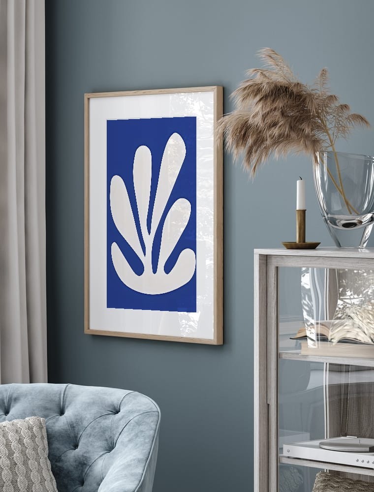 Abstract Floral Poster