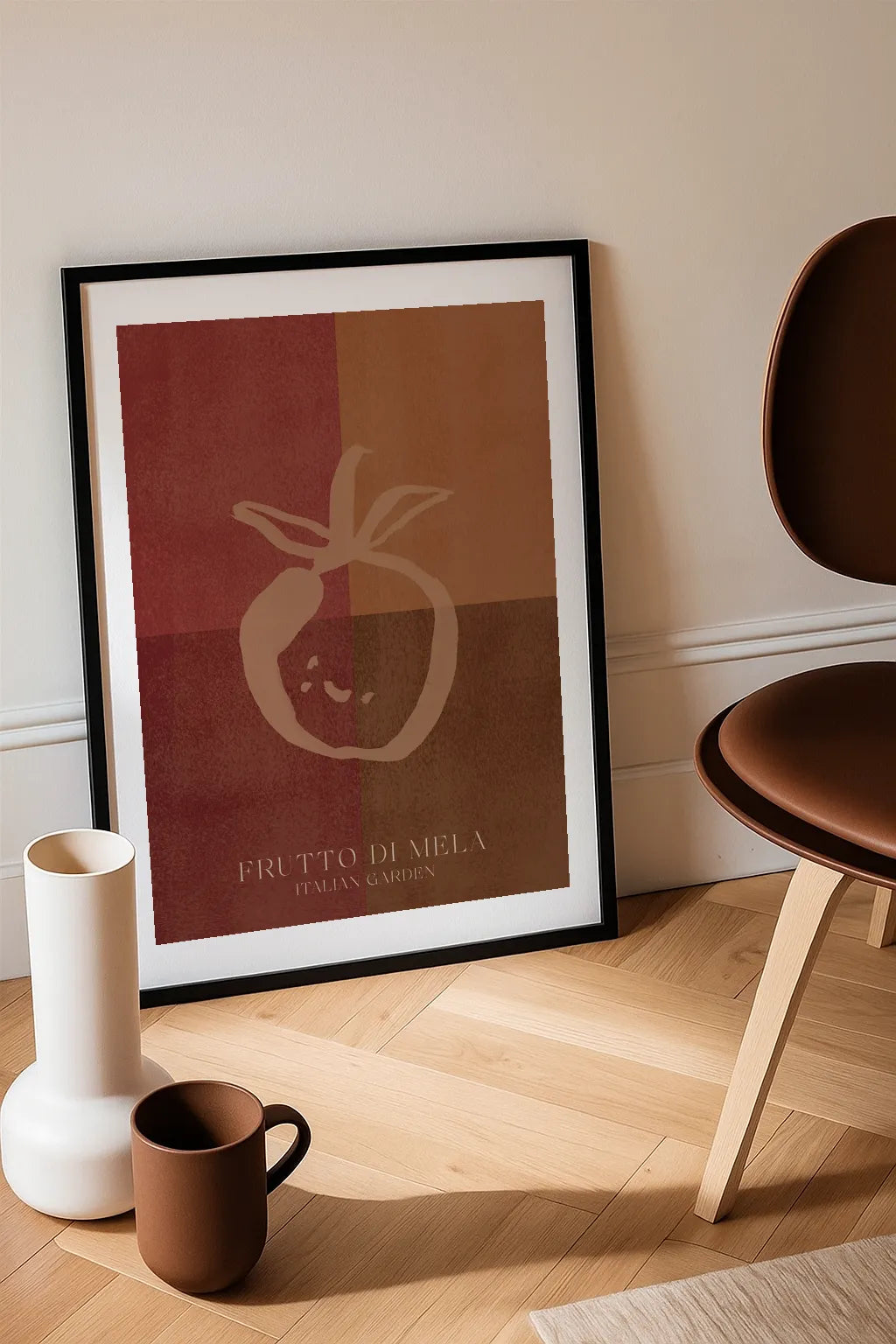 Abstract Earth Collage Poster