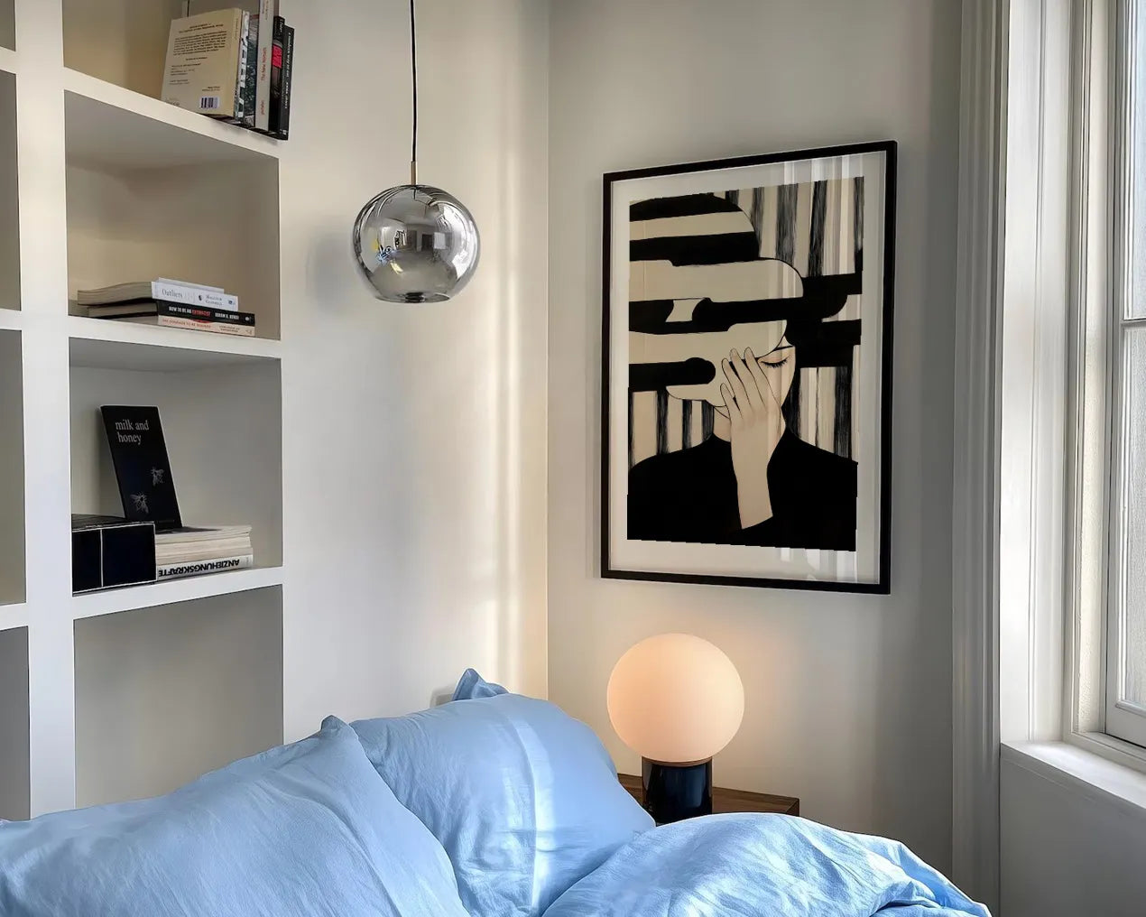 Wavy Abstraction Figure Poster No.3