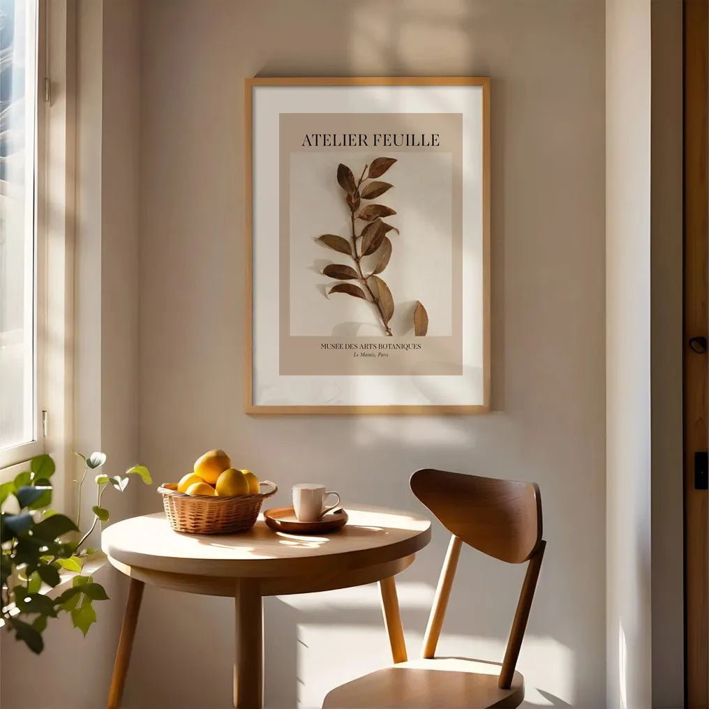 Dried Sunflower Poster