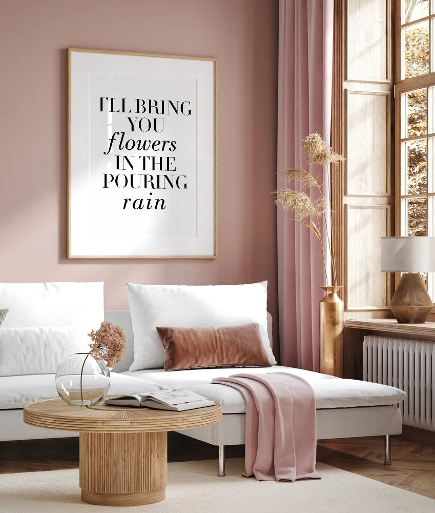 Flower Quote Poster
