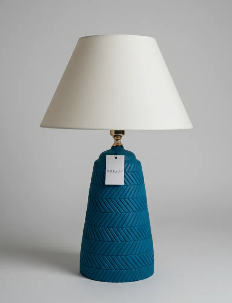 Azure Woven Lamp