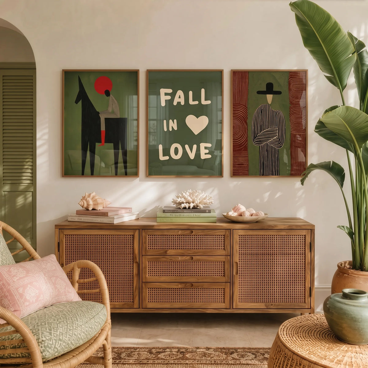 Retro Cowboy Romance Gallery Wall