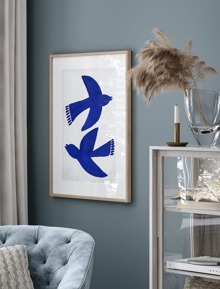 Birds Flying Poster