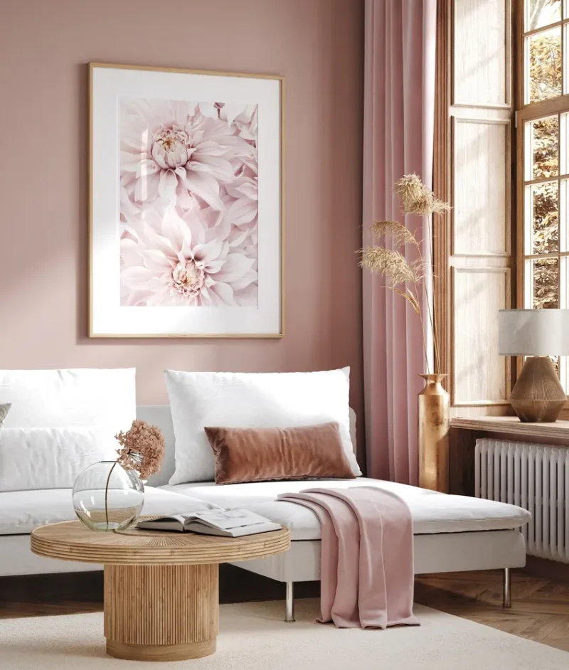 Dahlia Flowers Poster
