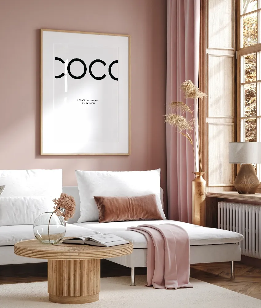 Coco Chanel Quote Poster