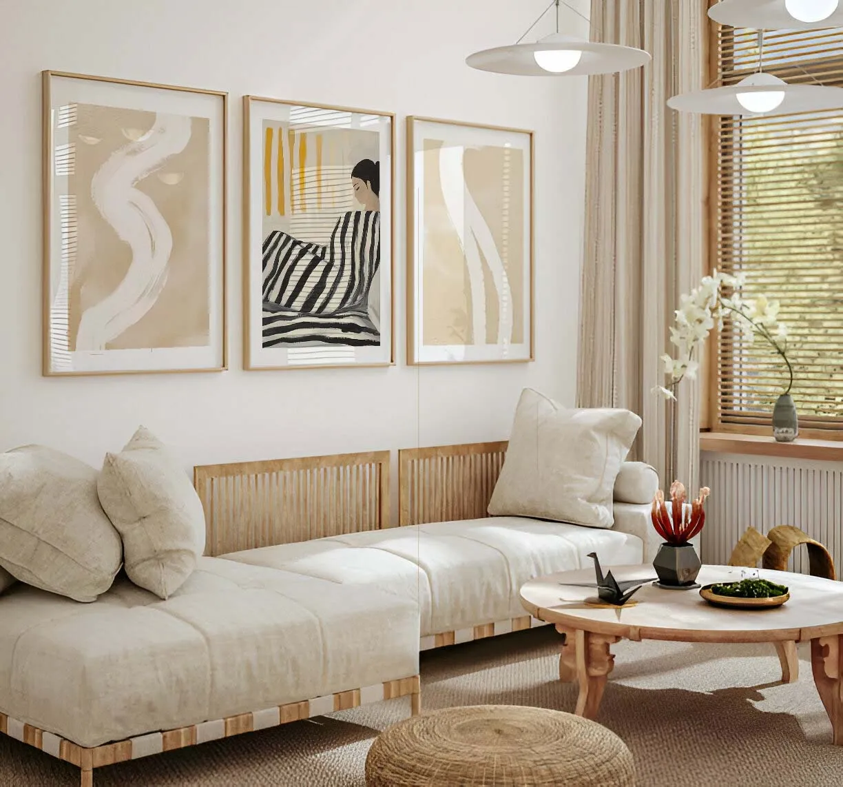 Harmonious Hues Gallery Wall