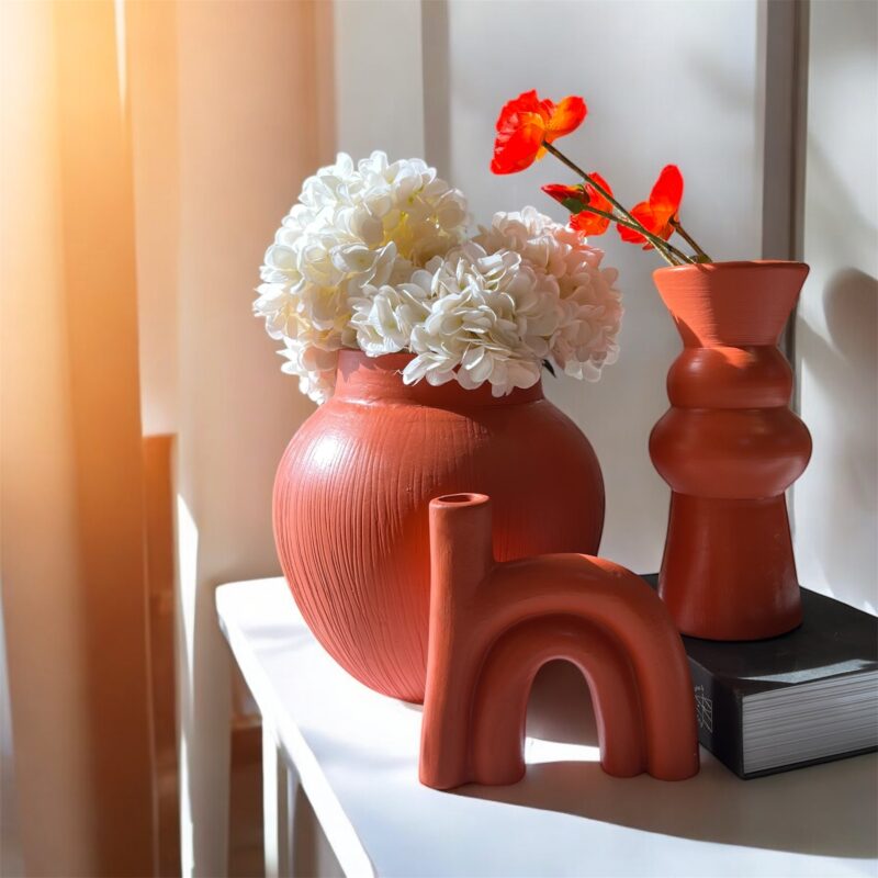 Terra Twins Vase Set 2 Pieces