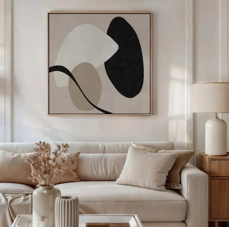 Elegance in Abstraction Poster