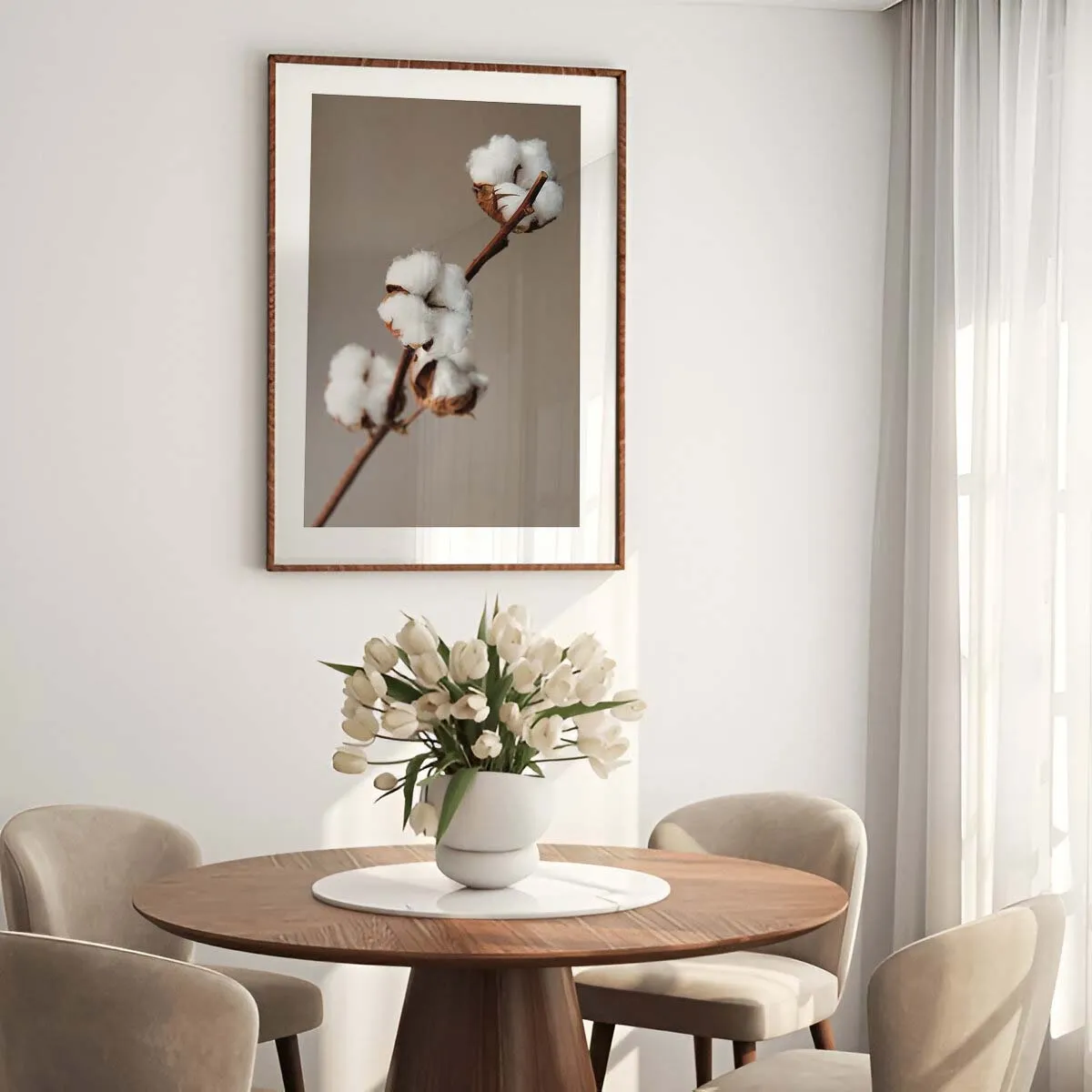 Cotton Bloom Poster