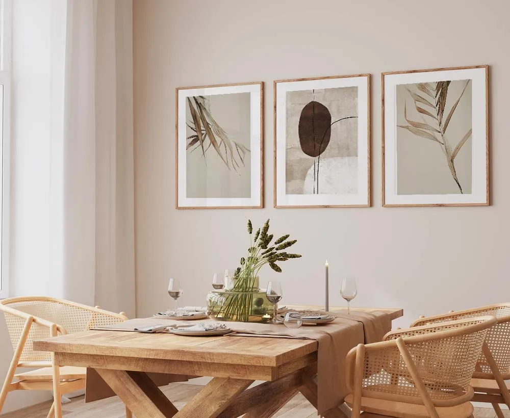 Desert Leaf & Form Gallery Wall
