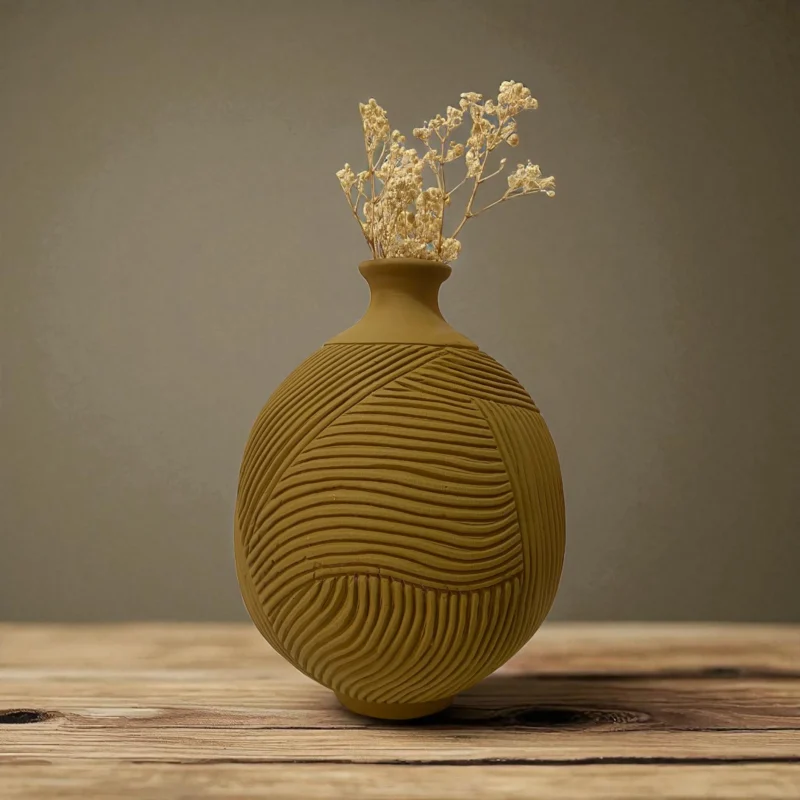 Golden Harmony Vase